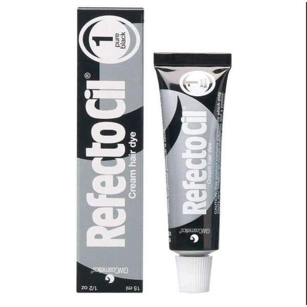 REFECTOCIL CREAM HAIR DYE PURE BLACK #1 0.5 OZ - Brow