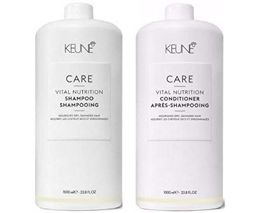 Keune Vital Nutrition Shampoo and Conditioner Liter Duo