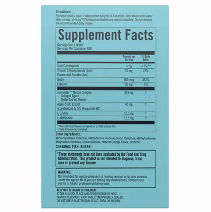 Viviscal PRO Professional Hair Supplements 3 Months Supply (180 tablets)