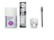 REFECTOCIL CREAM SET- Pure Black Lash / Brow Hair Dye + Cream Oxidant 3% 3.38 oz + Mixing Brush + Mixing Dish