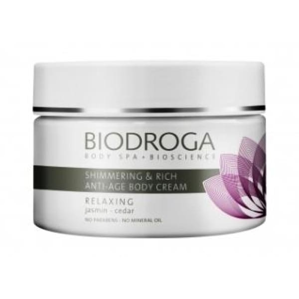 Biodroga Relaxing Shimmering and Rich Anti-Age Body Cream 6.76 oz - Moisturizer