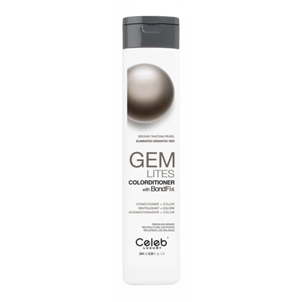 Gem Lites Colorditioner with BondFix Brown Tahitian Pearl 8.25 oz - Condition