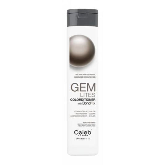 Gem Lites Colorditioner with BondFix Brown Tahitian Pearl 8.25 oz - Condition