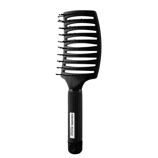 Keratin Complex Ceramic + Ionic Vent Brush (Black) - Brushes and Combs