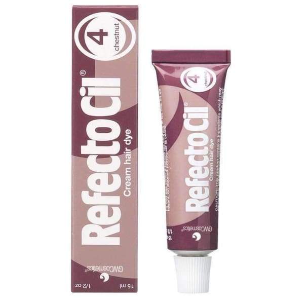 REFECTOCIL CREAM HAIR DYE CHESTNUT #4 0.5 oz - Brow